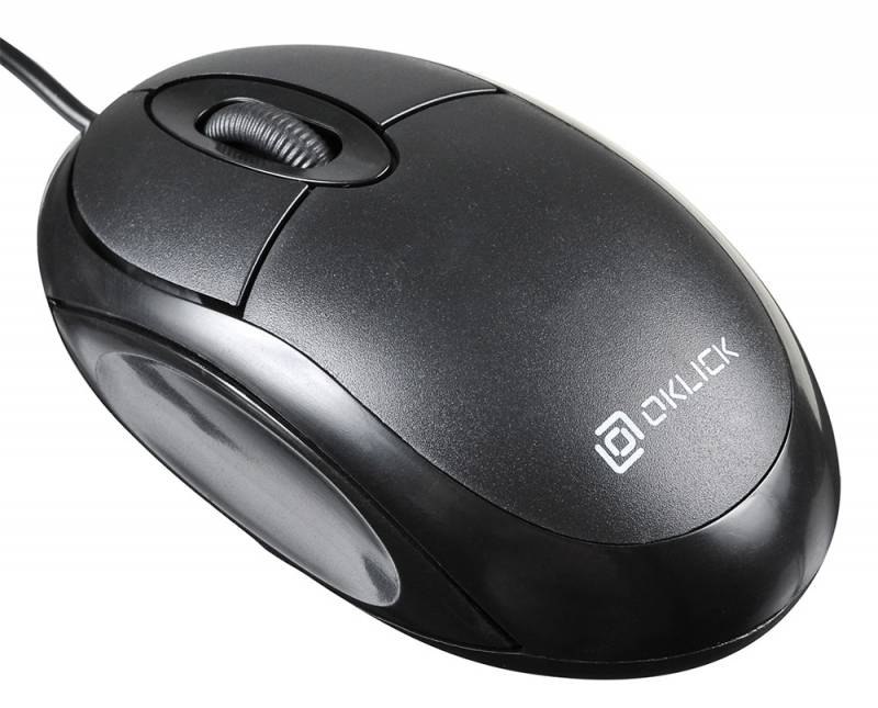 Мышь Oklick 105S оптическая, black, USB