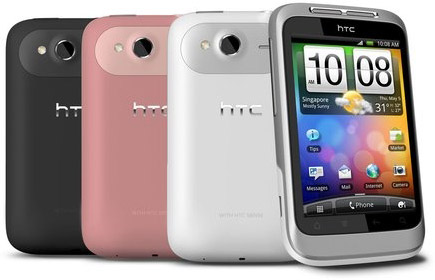 Коммуникатор (сотовый телефон) HTC Wildfire S pink