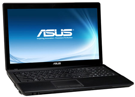 Ноутбук ASUS X54L Intel B800/2048Mb/320Gb/15.6 HD/DVD-RW/WiFi/FreeDos