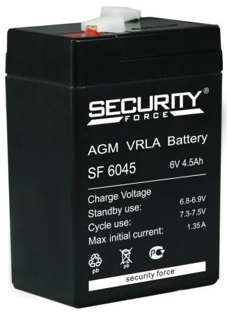 Батарея SF 6V 4.5Ah  (SF6045)