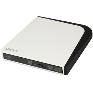 Привод DVD±RW LiteOn eSAU208 slim, white, внешний USB2.0