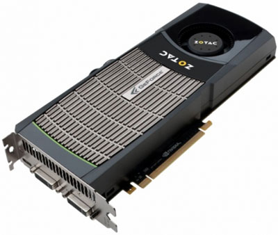 Видеокарта 1536Mb/PCI-E/ZOTAC GeForce GTX480 [DDR5]  (ZT-40101-10P)