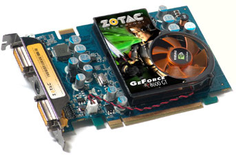 Видеокарта 512Mb/PCI-E/ZOTAC GeForce 8600GT [DDR3]  (ZT-86TES2P-FSR)