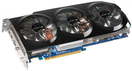 Видеокарта Gigabyte 3Gb/PCI-E GV-R795WF3-3GD AMD Radeon HD7950 [DDR5]