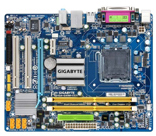 Материнская плата GIGABYTE GA-G41M-ES2L Socket775/iG41/DDR II/PCI-Ex16/mATX