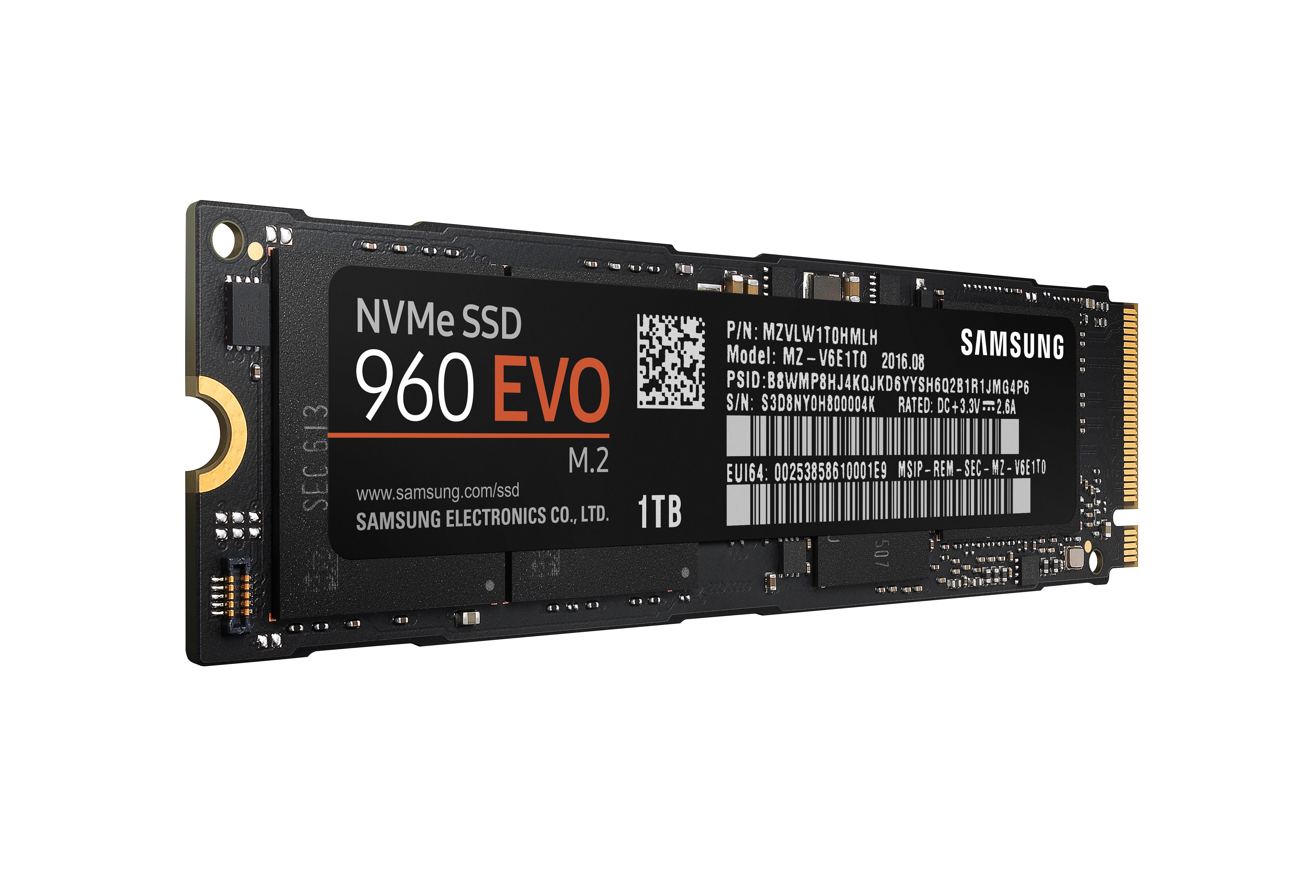 Диск SSD M.2  250Gb Samsung 960 EVO  (MZ-V6E250BW)