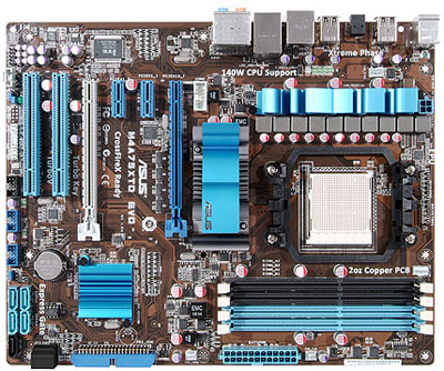 Материнская плата ASUS M4A79XTD EVO SocketAM3/AMD 790X/DDR III/PCI-Ex16/ATX