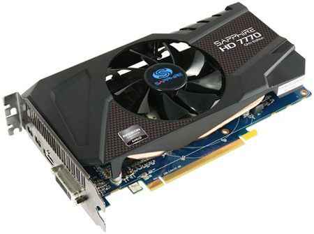 Видеокарта Sapphire 1Gb/PCI-E AMD Radeon HD7770 [DDR5]  (11201-25/00)