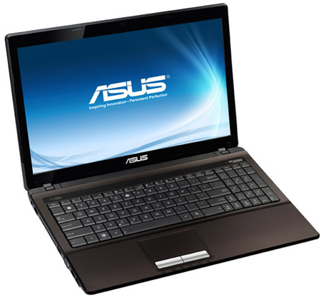 Ноутбук ASUS K53U E350/2048Mb/320Gb/15.6 HD/AMD HD6310/DVD-RW/WiFi/FreeDOS