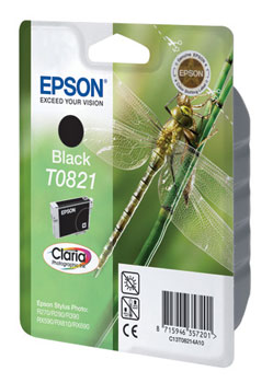 Картридж Epson T0821 черный  (C13T11214A10)