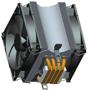 Вентилятор для процессора Ice Hammer IH-4401A SocketAM2/754/939/940/LGA775, Al-Cu