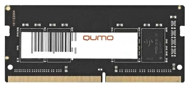 Память SODIMM/DDR4 4Gb PC-21300, 2666MHz QUMO  (QUM4S-4G2666C19)