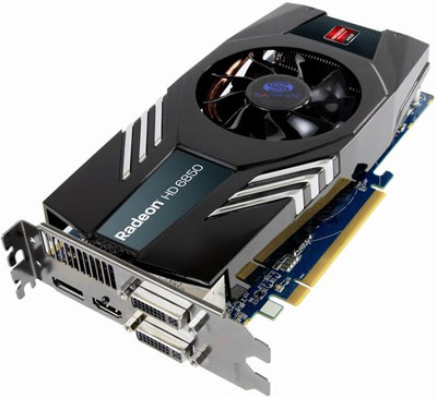 Видеокарта Sapphire 1Gb/PCI-E AMD Radeon HD6850 [DDR5]  (11180-00)