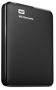 Жесткий диск внешний 2.5 500 Gb WD Elements USB 3.0  (WDBUZG5000ABK-EESN / -WESN)