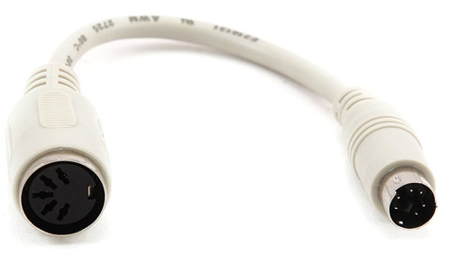 Переходник на клавиатуру DIN 5Female -> MiniDIN 6Male(PS/2)  (CC-178)