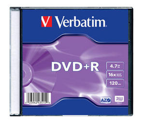 Диск DVD+R Verbatim 4.7Gb