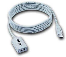 Кабель USB2.0 AM-AF 5м удлинительный активный, Gembird  (UAE016)