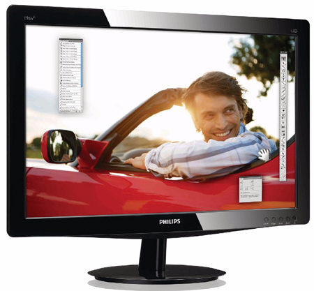 Монитор Philips 196V3LSB7/01 LED wide black 18.5