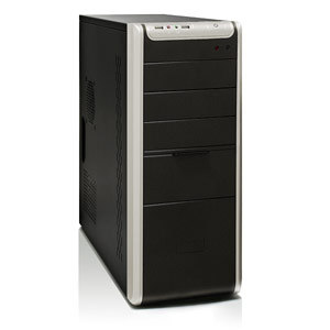 Корпус Foxconn TLA-566 silver/black 500W ATX