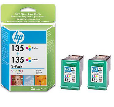 Картридж HP №135 цветной 2-pack  (CB332HE)
