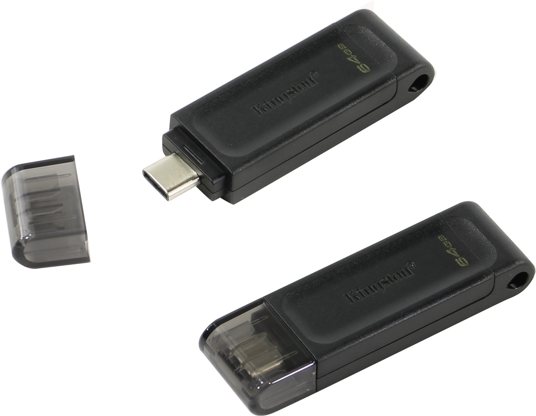 Флэшдрайв 64Gb KINGSTON DataTraveler 70 USB Type-C  (DT70/64GB)