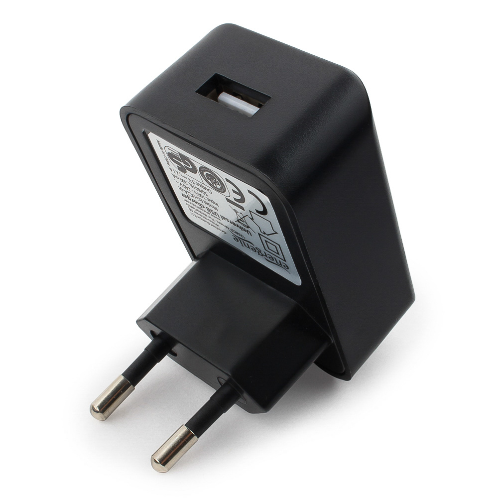 Зарядное устройство сетевое Energenie EG-UC2A-01 5V USB 1 порт, 2.1A, черный