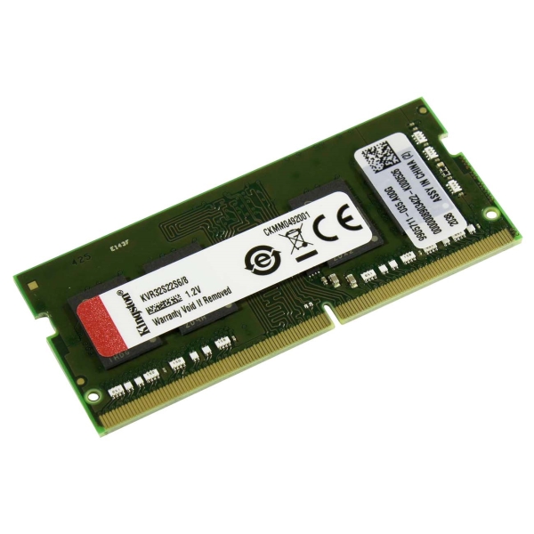 Память SODIMM/DDR4 4Gb PC-25600, 3200MHz Kingston  (KVR32S22S6/4)