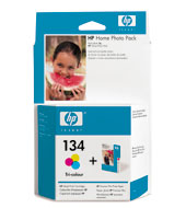 Комплект HP Q7874HE (картридж HP№134 (14 мл)+130 листов фотобумаги HP 10*15 см)