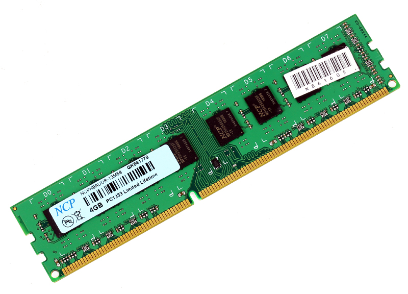 Память DDR3 4Gb PC3-10666, 1333MHz NCP