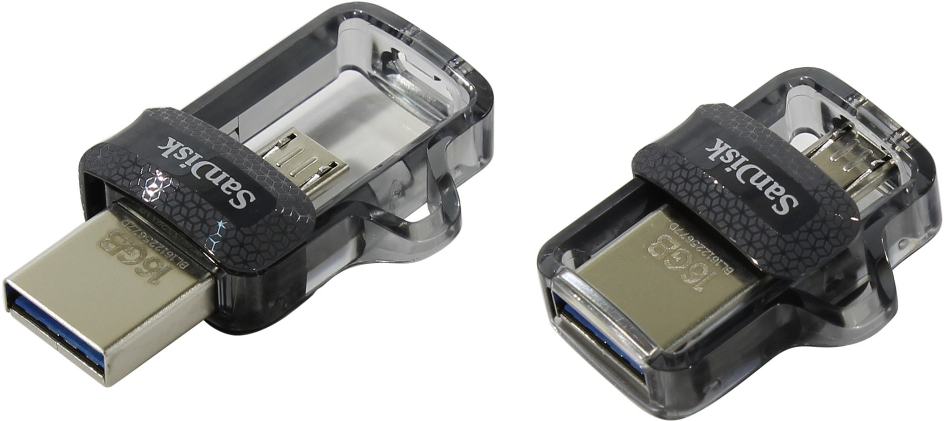Флэшдрайв 16Gb SanDisk Ultra Dual USB 3.0  (SDDD3-016G-G46)