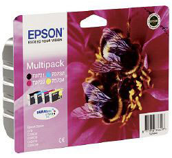 Картридж Epson T0735 Multipack (C, M, Y, K)  (C13T10554A10)