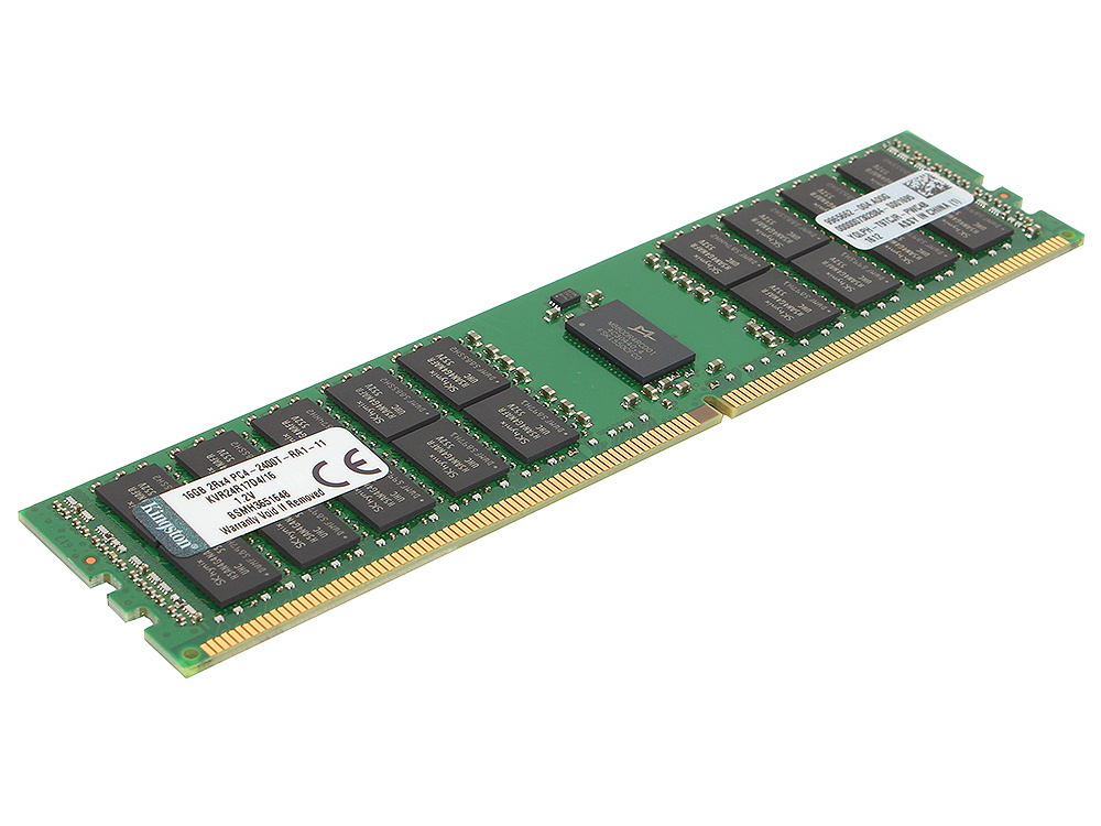 Память DDR4 16GB 2400MHz DDR4 ECC Reg CL17 DIMM 2Rx4 Kingston  (KVR24R17D4/16)