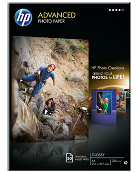 Бумага HP A4 (Q8698A) Advanced Photo Paper (Glossy) 250 г/м2 50л.
