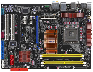Материнская плата ASUS P5K PRO Socket775/iP35/DDR II/PCI-Ex16/ATX