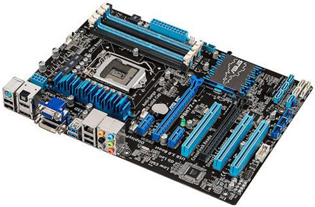 Материнская плата ASUS P8H77-V Socket1155/iH77/DDR III/PCI-Ex16/Video/SATA 6Gb/USB 3.0/ATX