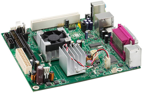 Материнская плата Intel D945GCLF2D + Intel Atom 330DC/i945GC/DDR II/Video/mini-ITX