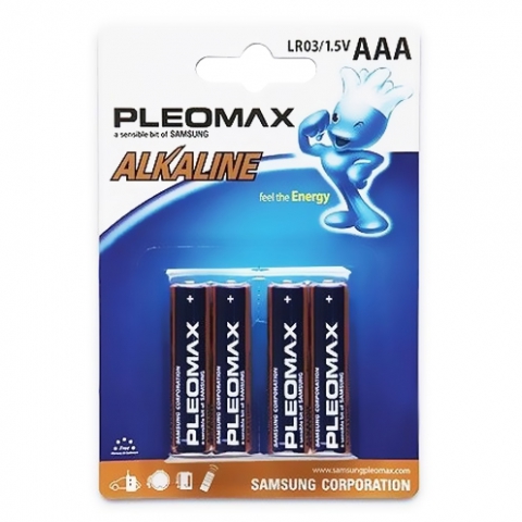 Батарейка AAA LR03 Samsung Pleomax (4 шт. упаковка)