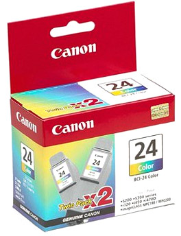 Чернильница Canon BCI-24C цветная TwinPack