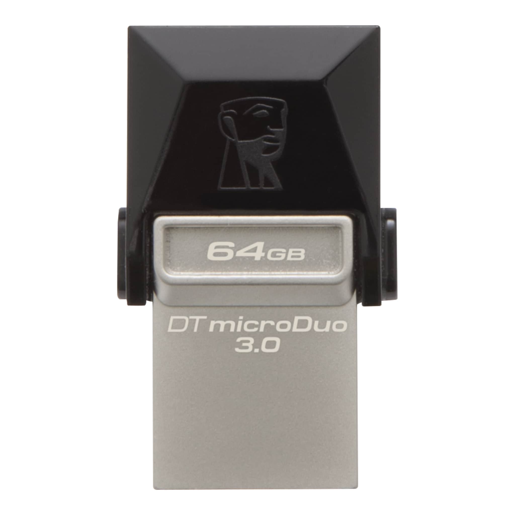 Флэшдрайв 64Gb KINGSTON DataTraveler microDuo 3.0, USB 3.0 + MicroUSB  (DTDUO3/64GB)