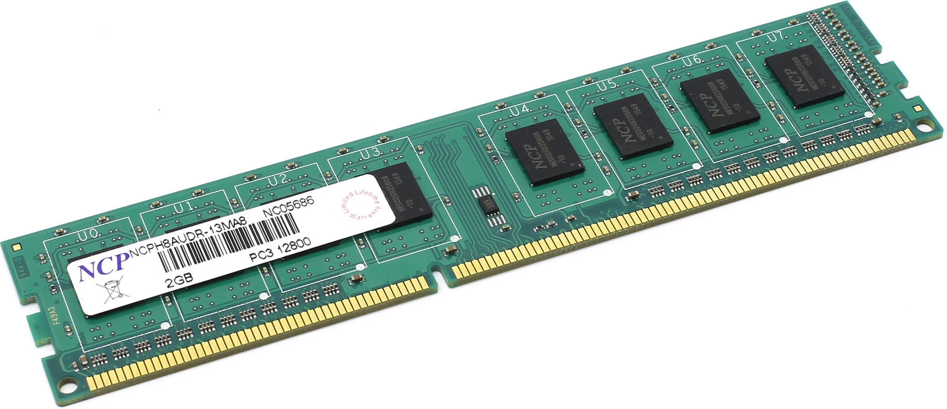 Память DDR3 2Gb PC3-12800, 1600MHz NCP