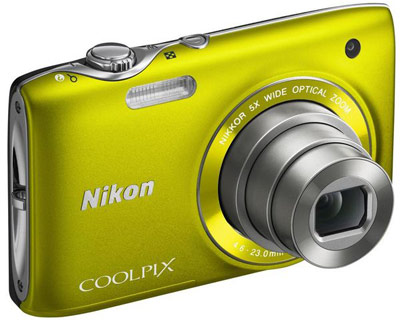 цифровая фотокамера Nikon Coolpix S3100 yellow