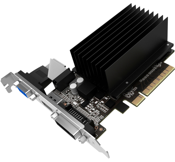 Видеокарта Palit 2Gb/PCI-E GeForce GT710 [DDR3]  (NEAT7100HD46-2080H)