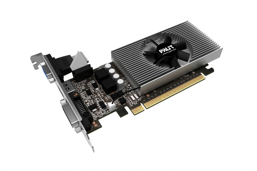 Видеокарта Palit 2Gb/PCI-E NVIDIA GeForce GT 730 [GDDR5]  (NE5T7300HD46-2081F / PA-GT730-2GD5)
