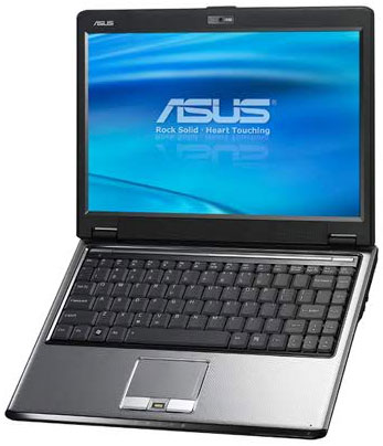 Ноутбук ASUS F6A T5750/3072Mb/250Gb/13.3 WXGA/X4500/DVD-RW/WiFi/Windows Vista™ Home Basic