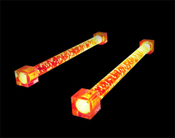 Sunbeam люминесцентная лампа Buble Light с эффектом  пузырьков  красная  SB-BL-red