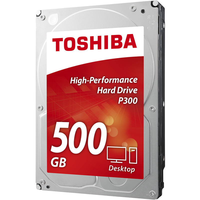 Жесткий диск 500 Gb Toshiba P300 64Mb SATA3 7200 rpm (HDWD105UZSVA)