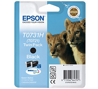 Картридж Epson C13T07214A10 черный Twin Pack