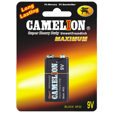 Батарейка 6F22 Camelion (9V)