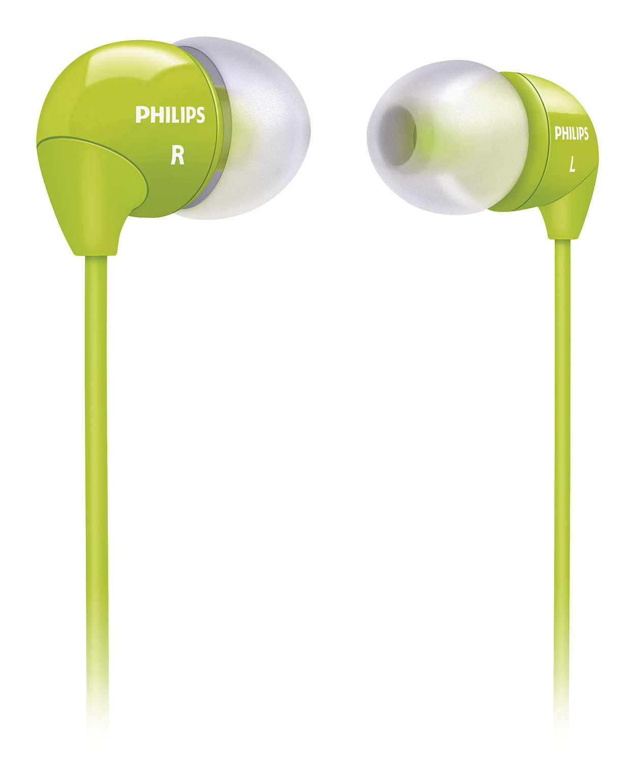 Наушники вкладыши Philips SHE3590GN/10, зеленые