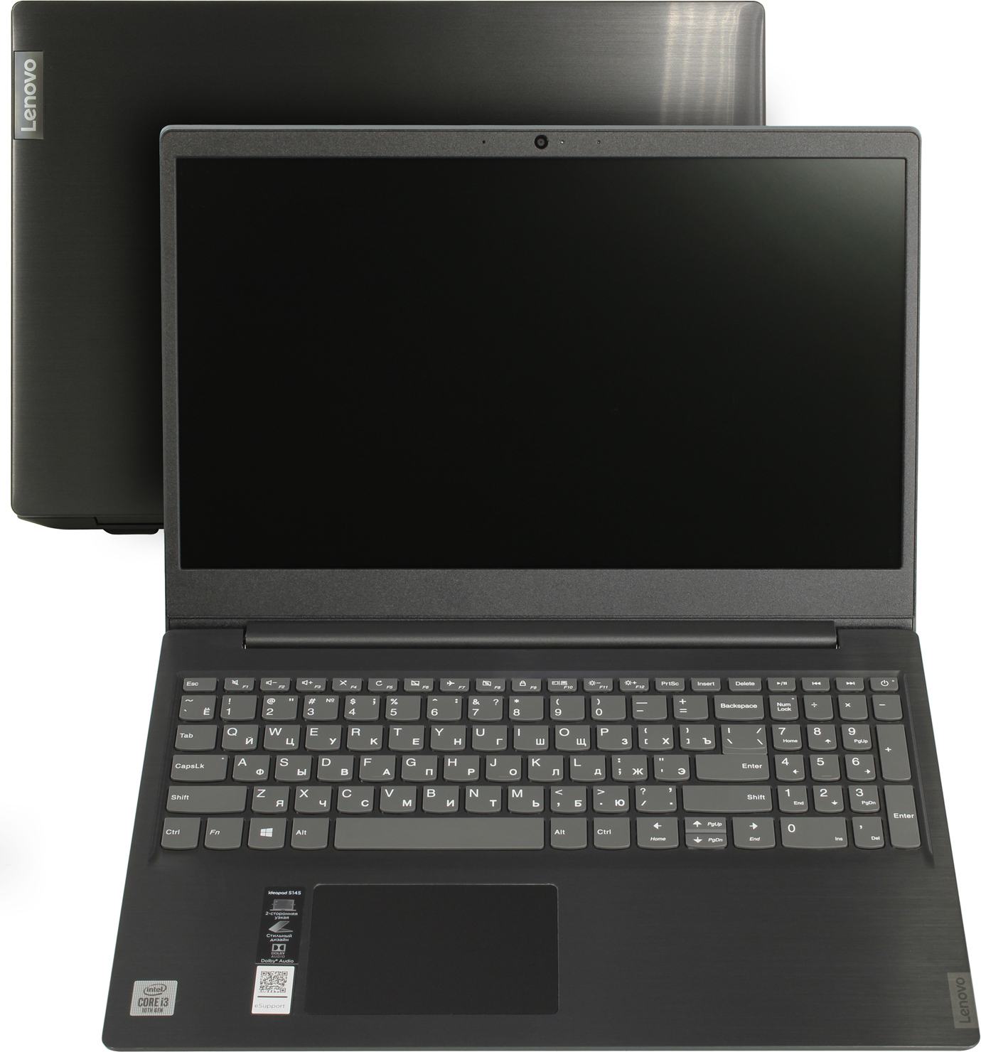 Ноутбук Lenovo IdeaPad S145-15IIL Intel Core i3-1005G1/4Gb/512Gb SSD/15.6 FHD/WiFi/BT/DOS  (81W800HHRK)